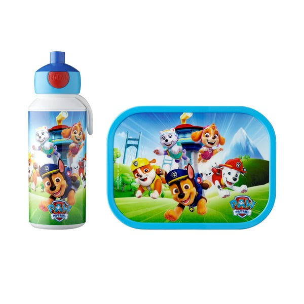Cutie de gustări pentru copii cu sticlă Paw patrol pups – Mepal