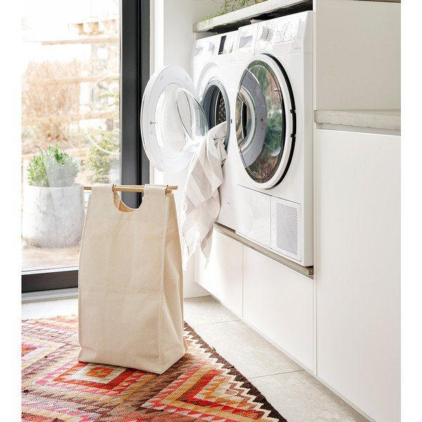 Coș de rufe gri deschis de montat pe perete Laundry Box – ReCollector-image-2