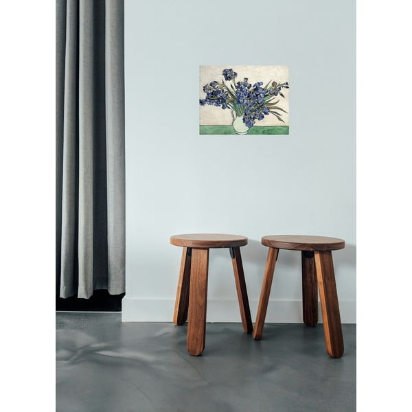 Reproducere pe pânză după Vincent van Gogh - Irises 2, 40 x 26 cm-image-1