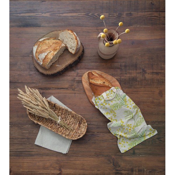 Sac textil pentru pâine Really Nice Things Bread Bag Mimosa-image-1