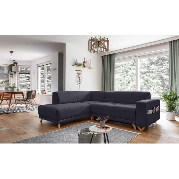 Colțar gri antracit extensibil/cu spațiu de depozitare (cu colț pe partea stângă/în formă de ”L”) Classy Sophie – Miuform-image-3