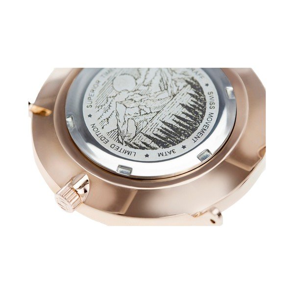 Ceas damă Frederic Graff Rose Monte Rosa Rose Gold Mesh, curea metalică, roz-auriu-image-4
