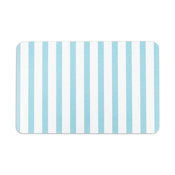 Covoraș de baie alb/albastru deschis 39x60 cm Stripe – Artsy Doormats