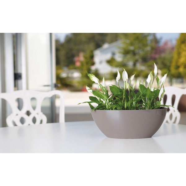 Jardinieră din plastic reciclat 35 cm Bahia – Artevasi-image-2