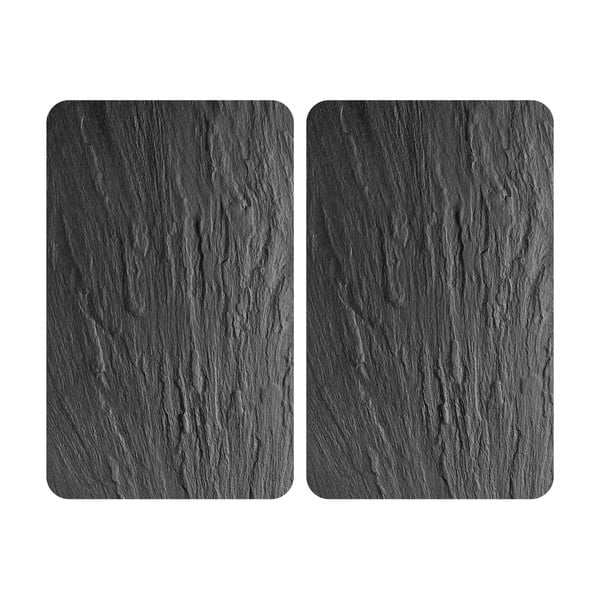 Set de 2 plăci de protecție din sticlă pentru aragaz Wenko XL State, 40 x 52 cm