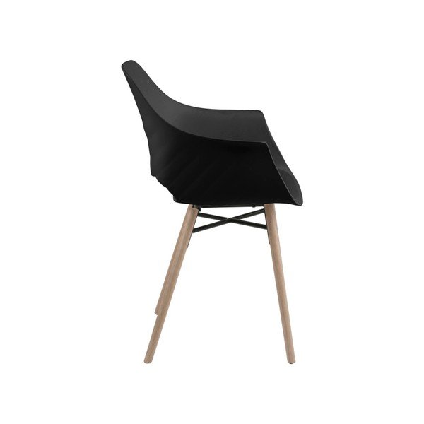 Set 2 scaune Actona Ramona Dining Set, negru-image-1