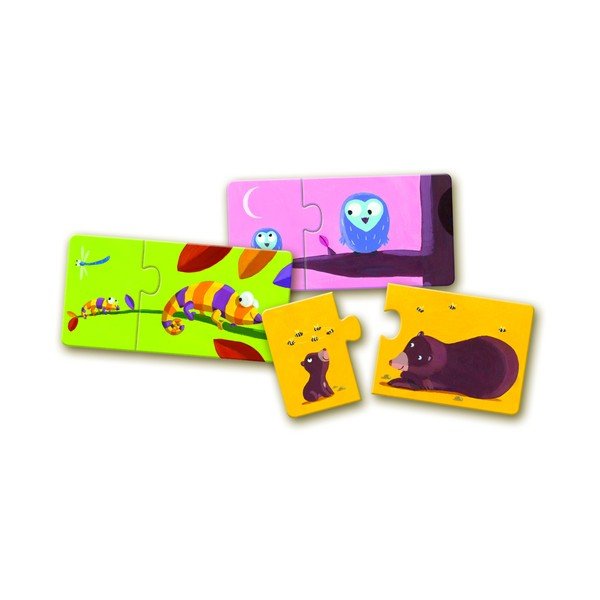 Puzzle pentru copii Djeco „Găsește puiul”-image-1