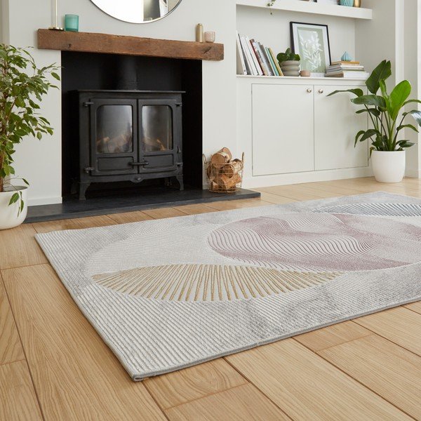 Covor albastru deschis/roz deschis 160x230 cm Creation – Think Rugs-image-2