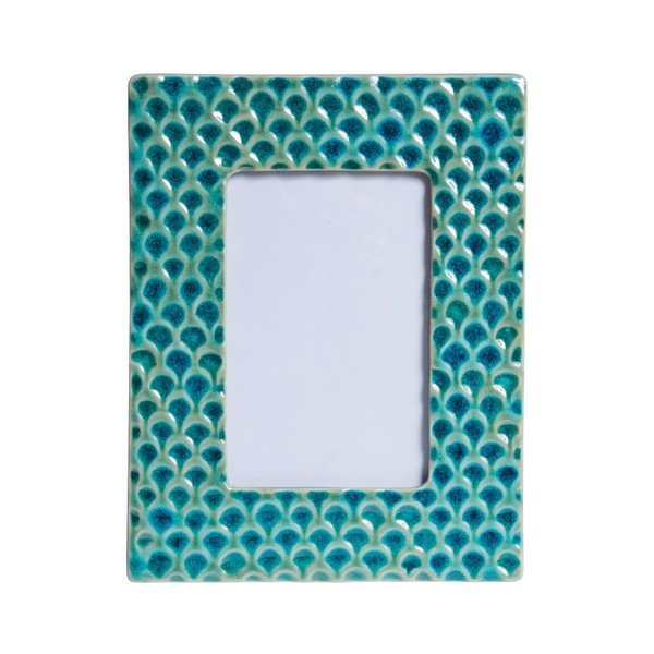 Ramă foto Côté Table Lisette Turcoaz 24x18 cm-image-1