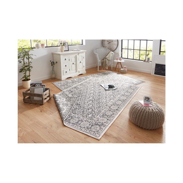 Covor reversibil adecvat interior/exterior Bougari Curacao, 120 x 170 cm, gri-crem-image-3
