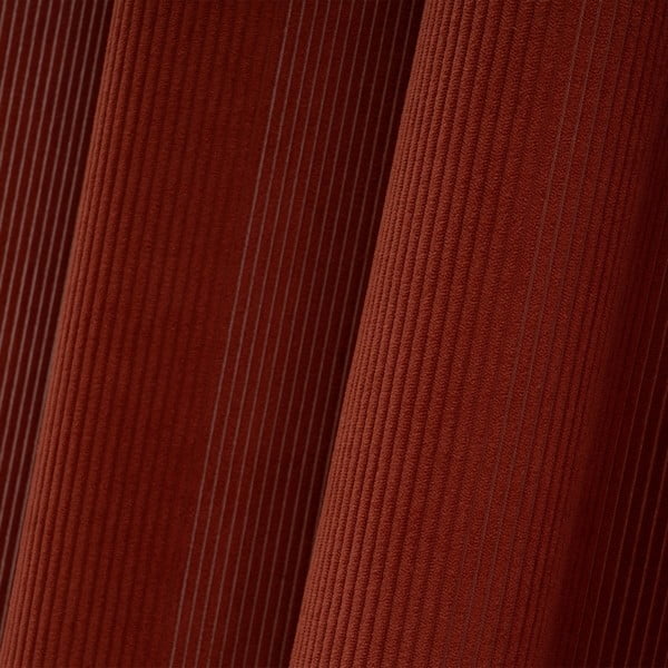 Draperie teracotă din catifea reiată 140x260 cm Merely – Casa Selección-image-4