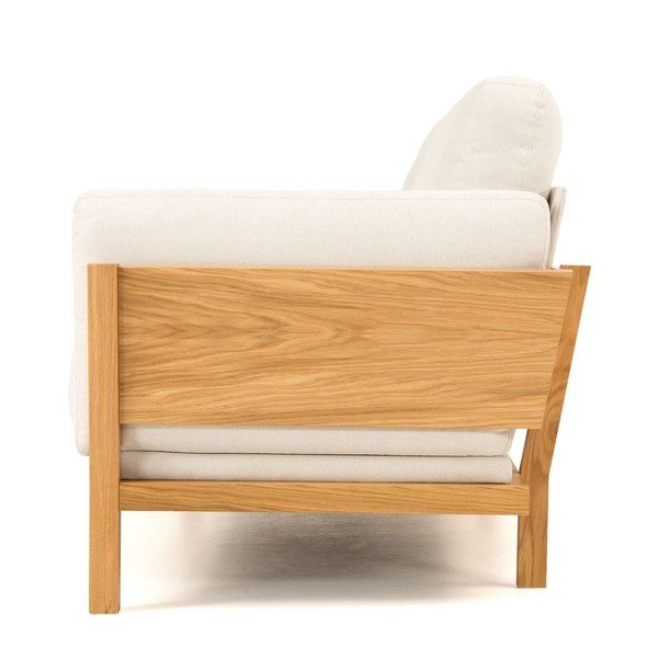 Canapea Woodman Lanza, alb-image-2