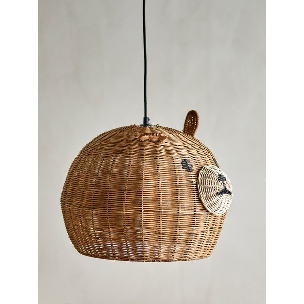 Abajur pentru copii maro ø 40 cm Lilu – Bloomingville Mini-image-2