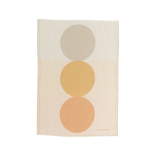 Prosop de vase din amestec de in 46x66 cm Otto Ochre – Pappelina