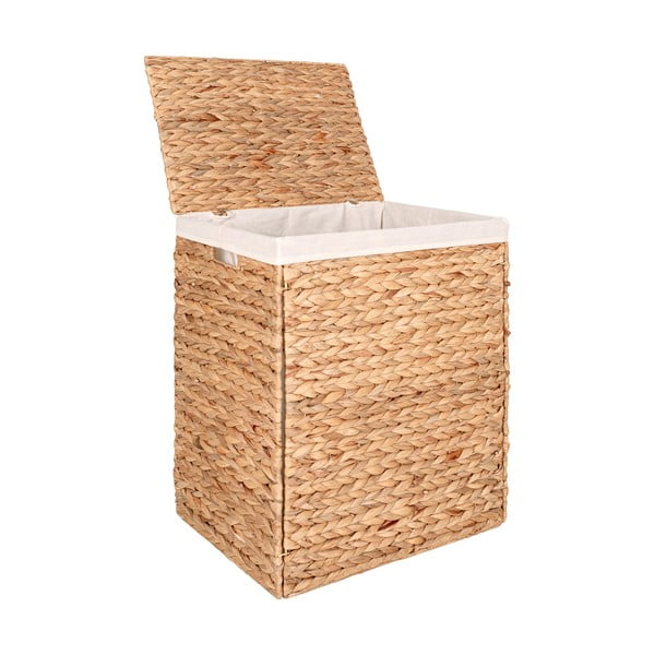 Coș de rufe în culoare naturală din zambilă de apă Passo – House Nordic-image-2