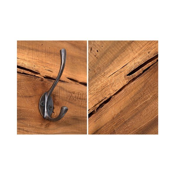 Cuier din lemn de tec HSM collection Railwood-image-4