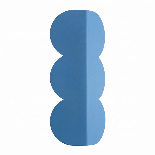 Aplică de perete albastru-deschis din aluminiu BISCUIT – Thoro