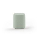 Puf de copii verde deschis cu tapițerie din stofă bouclé MOON – Vipack