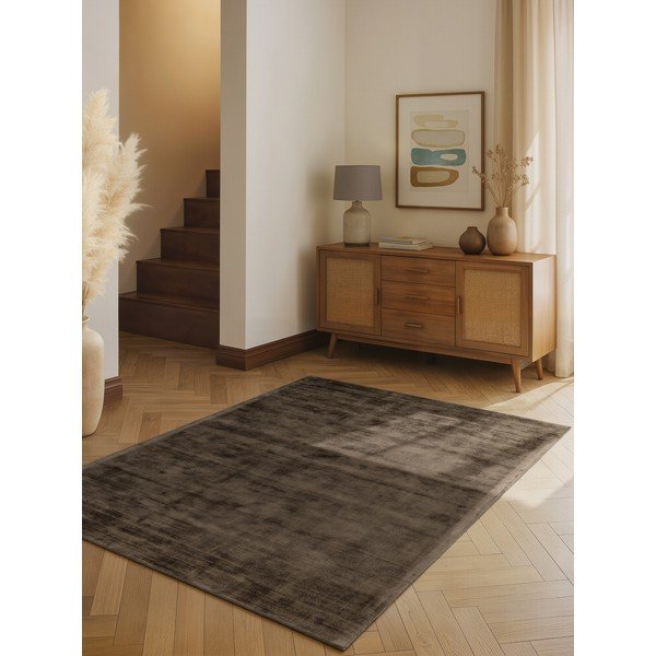 Covor maro țesut manual din viscoză 80x150 cm Noemi – Vikosa-image-1