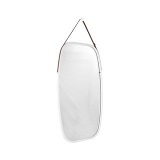 Oglindă de perete cu ramă albă PT LIVING Idylic, lungime 74 cm