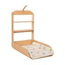 Masă de înfășat suspendată în culoare naturală cu aspect de lemn de fag Waldhochzeit – Roba