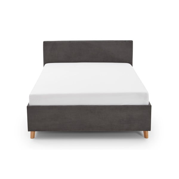 Pat pentru copii  gri antracit tapițat fără somieră 90x200 cm Cool – Meise Möbel-image-4