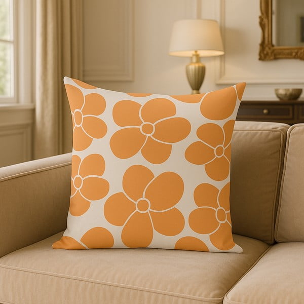 Față de pernă 43x43 cm Orange Meadow – Mila Home-image-3
