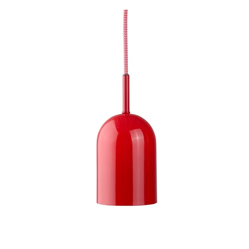 Lustră roșie din metal ø 10 cm Ara – Jotex