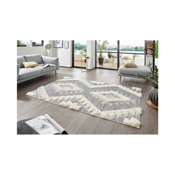 Covor Mint Rugs Handira Indian, 170 x 115 cm, gri-image-3
