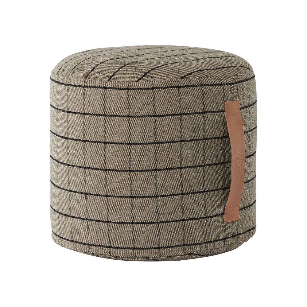Fotoliu bean bag bej Grid – OYOY Living Design