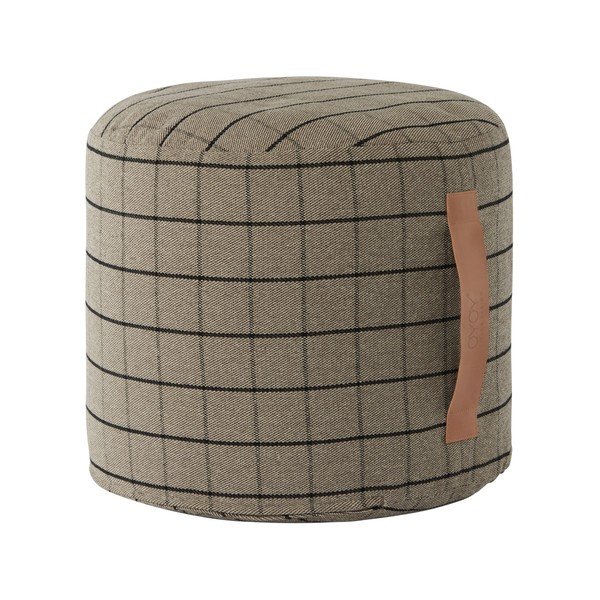 Fotoliu bean bag bej Grid – OYOY Living Design