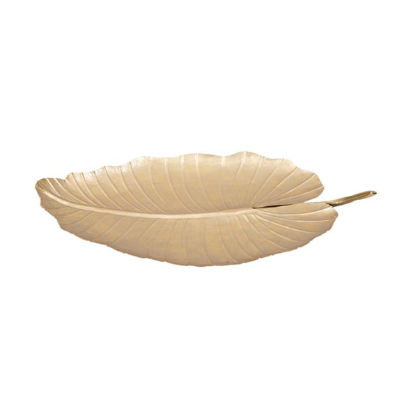 Decorațiune Mauro Ferretti Leaf, 35,5 x 23 cm, auriu-image-2