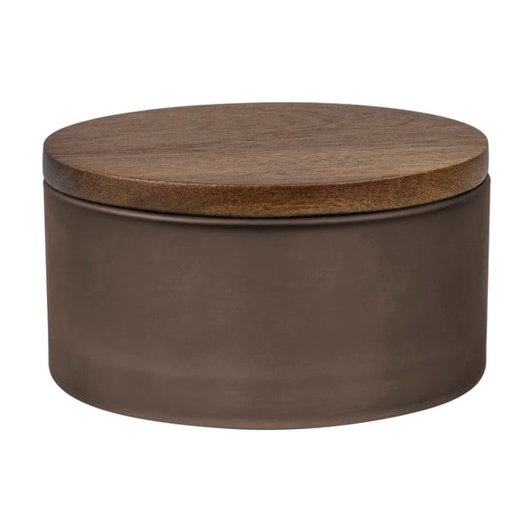 Organizator de baie maro pentru dischete demachiante din sticlă Modest – Mette Ditmer Denmark