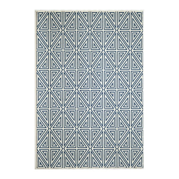 Covor Nourison Baja Rallo, 290 x 201 cm, albastru