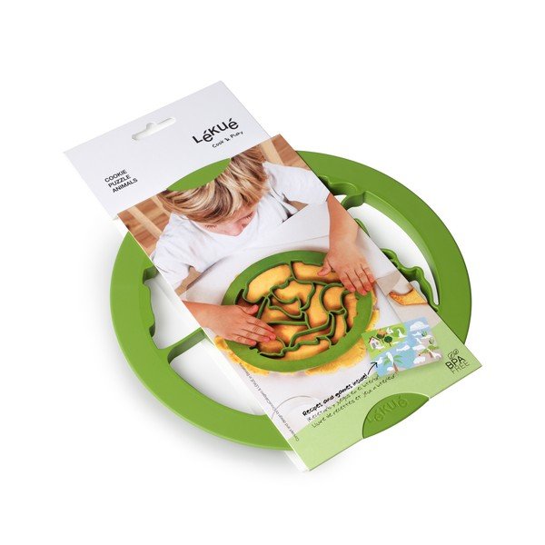 Formă de fursecuri Lékué Animal, verde-image-2