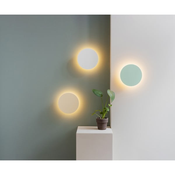 Aplică de perete  cu LED-uri cu temporizator și telecomandă USB galben ø 19 cm Dot - Remember-image-1