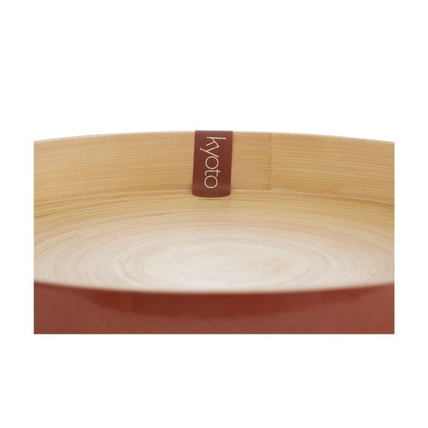 Tavă din bambus Premier Housewares Kyoto, ⌀ 35 cm, arămiu-image-1
