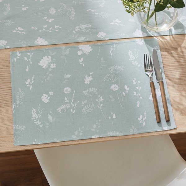 Suport pentru farfurii 2 buc. din material textil 46x30 cm Meadowsweet Floral – Catherine Lansfield-image-1