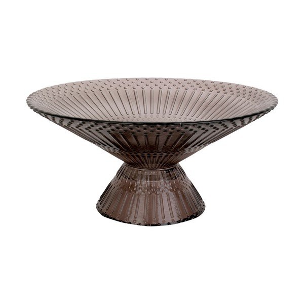 Bol din sticlă PT LIVING Prance, ø 34,5 cm, maro-image-3