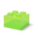 Cutie de depozitare pentru copii  verde din plastic 25x25x18 cm – LEGO®