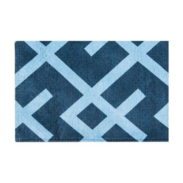 Covor pentru bucătărie foarte rezistent Webtapetti Labyrinth Blue, 130 x 190 cm-image-4