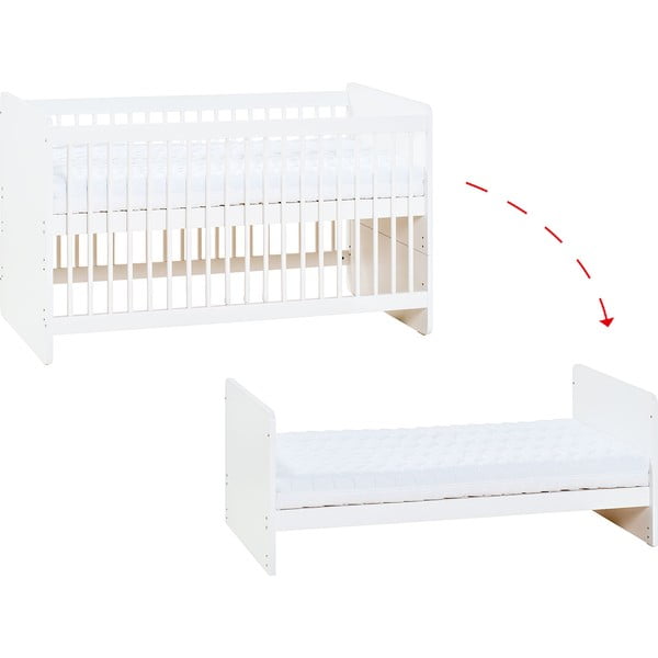 Pat cu grilaj detașabil pentru copii Vox Maxim, 140 x 70 cm-image-3