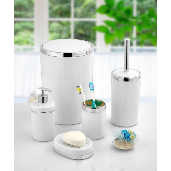 Set de accesorii de baie alb – Oyo Concept-image-1