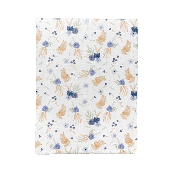 Pătură pentru copii albă din muselină 75x100 cm Mina – Mijolnir