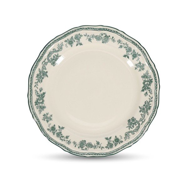 Farfurie verde/fildeș pentru desert  din porțelan ø 21,5 cm Cyril – S|P Collection