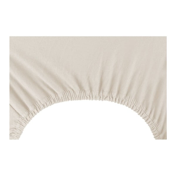 Cearșaf de pat cu elastic DecoKing Nephrite, 140–160 cm, bej-image-3