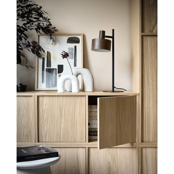 Set TV în culoare naturală cu aspect de lemn de stejar 264x88 cm Modulair – vtwonen-image-1