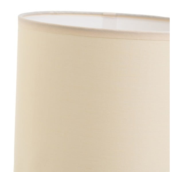 Veioză cărămizie/crem cu abajur textil (înălțime 39 cm) – Casa Selección-image-3