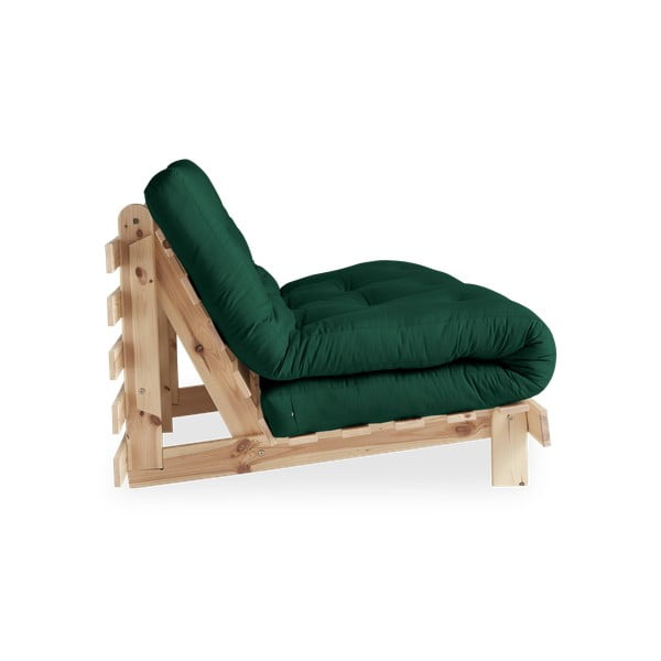 Canapea variabilă Karup Design Roots Raw/Forest Green-image-4