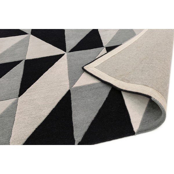 Covor Asiatic Carpets Flag, 160 x 230 cm, gri-negru-image-4